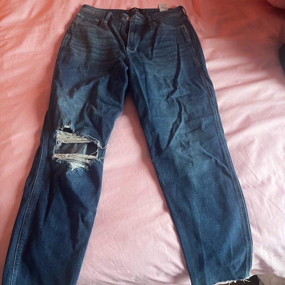 Hollister Blue High-Rise Jeans